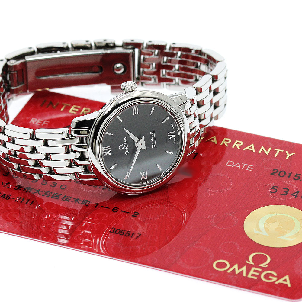 OMEGA 424.10.24.60.01.001 De Ville Prestige Quartz Ladies' Watch with Warranty