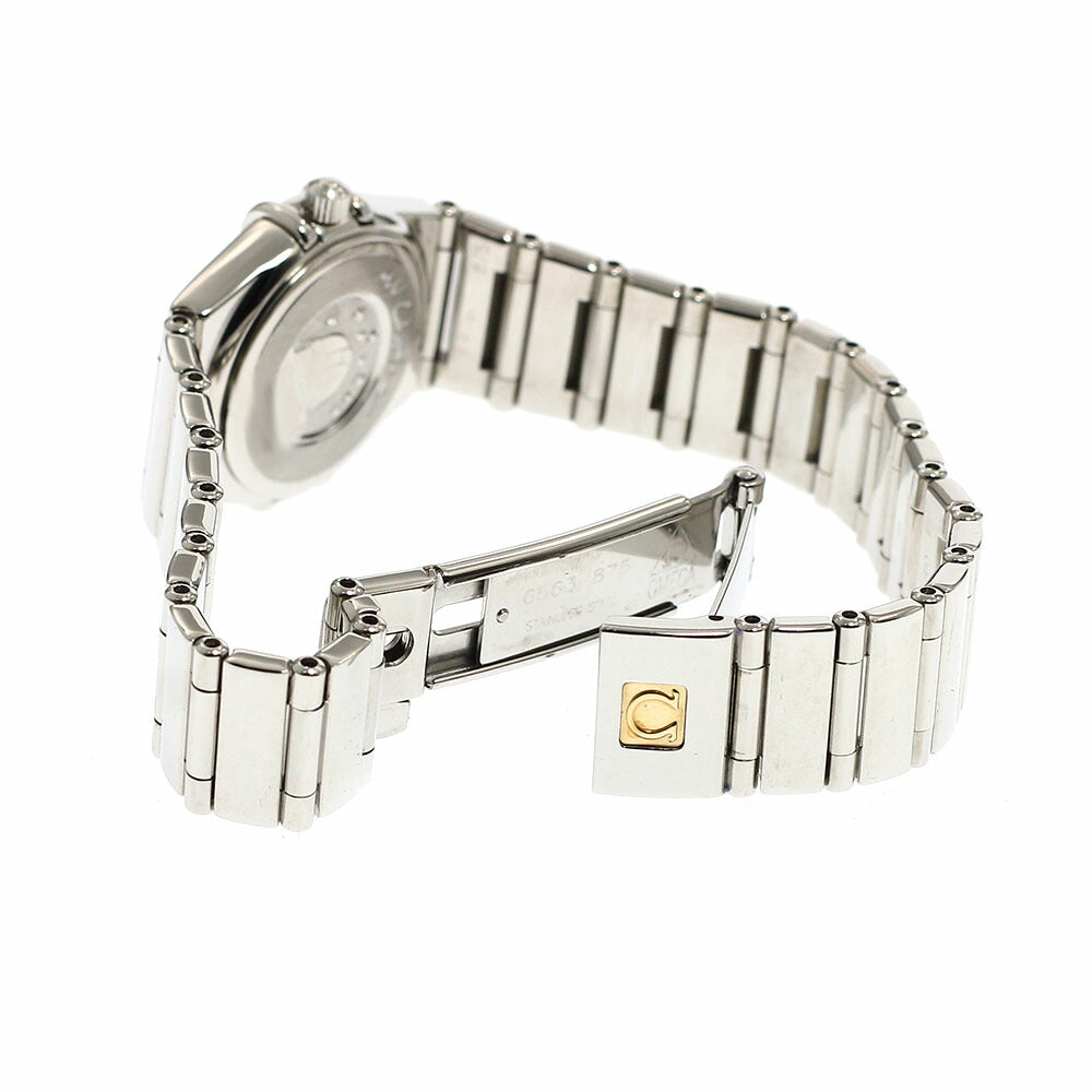 OMEGA 1566.56 Constellation 12P Diamond Bezel with 4P Diamonds Quartz Movement Women's Good Condition