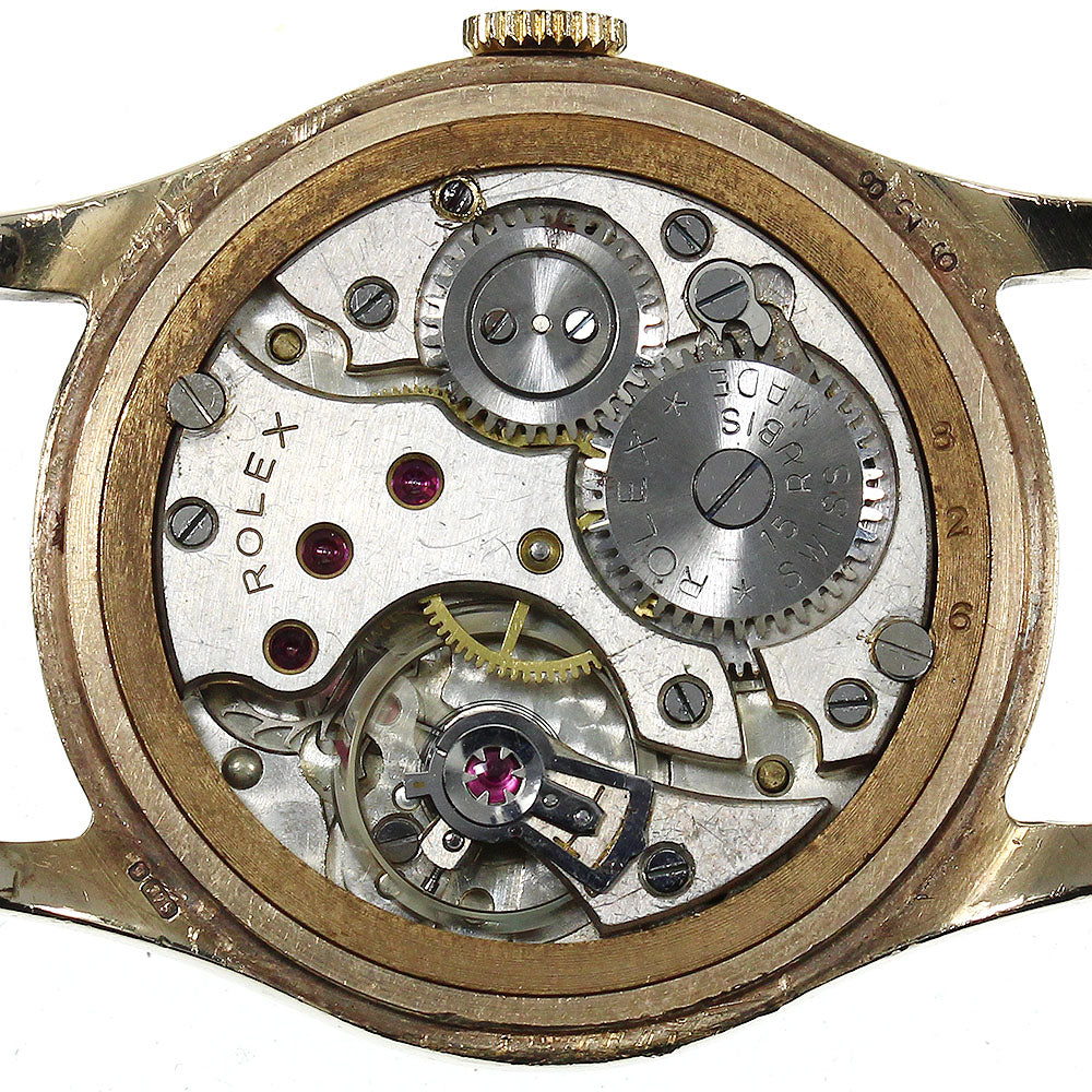 ROLEX ref.12325 K9YG Vintage Denison Case Manual Winding Men's