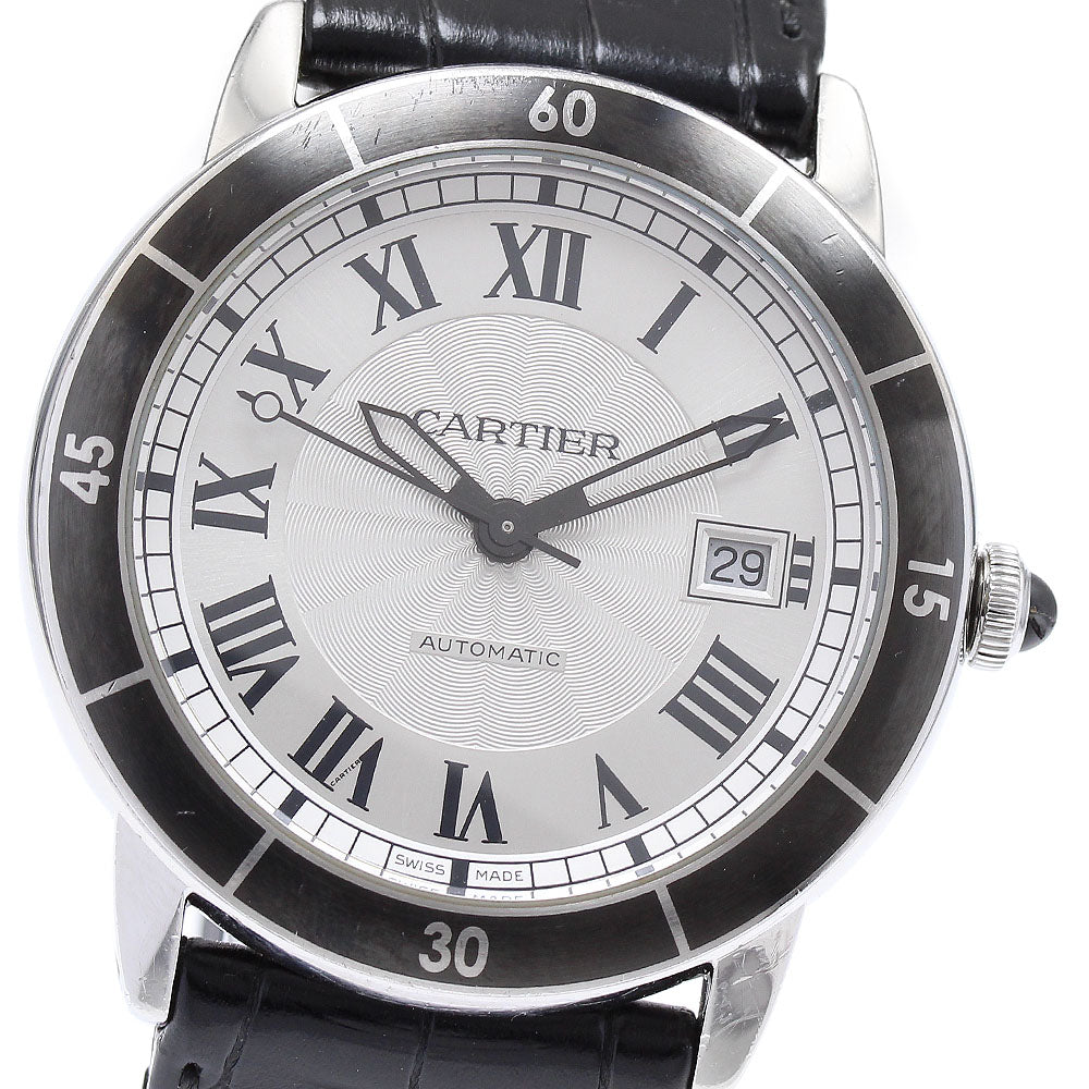 CARTIER WSRN0002 Ronde Croisière de Date Automatic Men's Watch