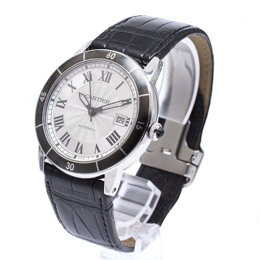 CARTIER WSRN0002 Ronde Croisière de Date Automatic Men's Watch