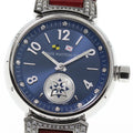 LOUIS VUITTON Q12M4 Tambour Lovely Cup Lug Diamond Quartz Women's