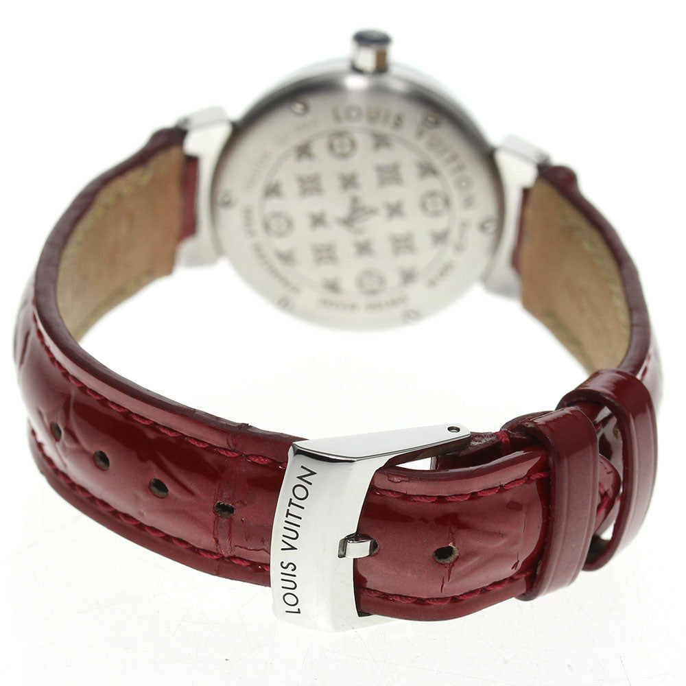 LOUIS VUITTON Q12M4 Tambour Lovely Cup Lug Diamond Quartz Women's