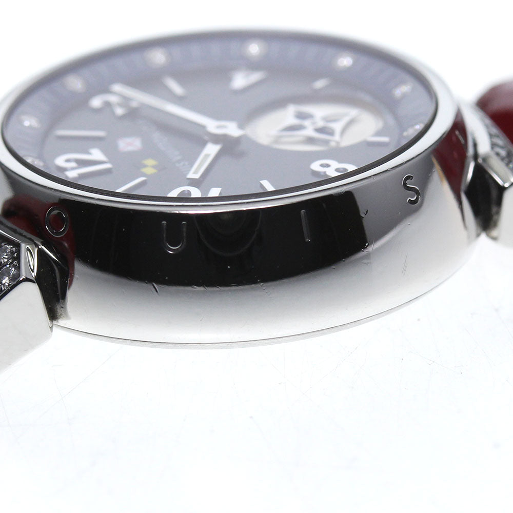 LOUIS VUITTON Q12M4 Tambour Lovely Cup Lug Diamond Quartz Women's