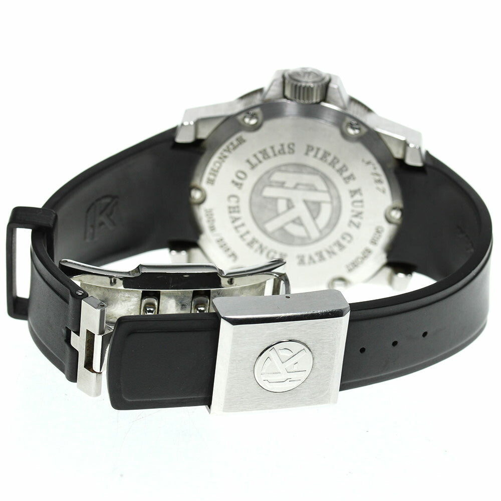 Junk [PIERRE KUNZ] Grande Date Retrograde PKG 016 GD SPORT Automatic Men's Watch