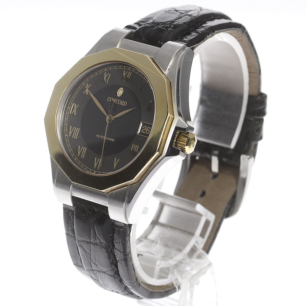 Concord 15.A9.112 Marina Date Yellow Gold Bezel Automatic Men's Watch with Warranty
