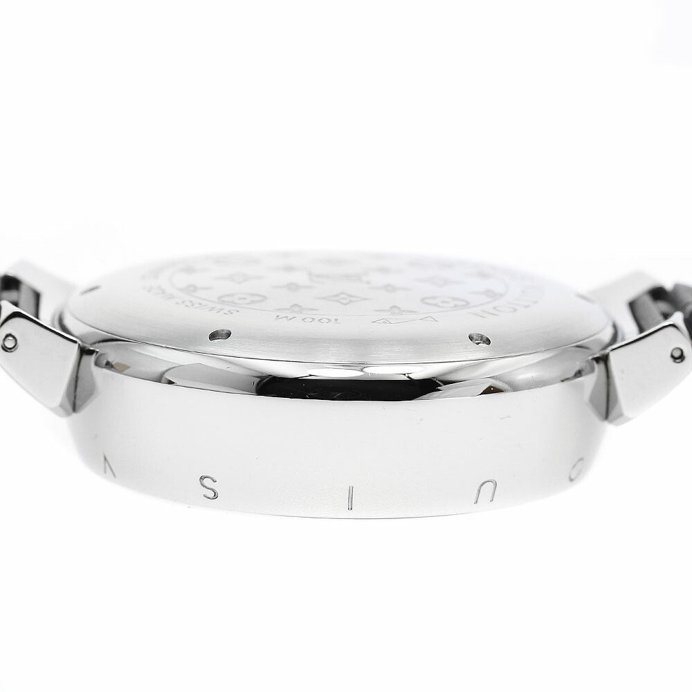 LOUIS VUITTON Q102B Tambour Chronograph Automatic Men's Watch with Inner Box and Warranty Card