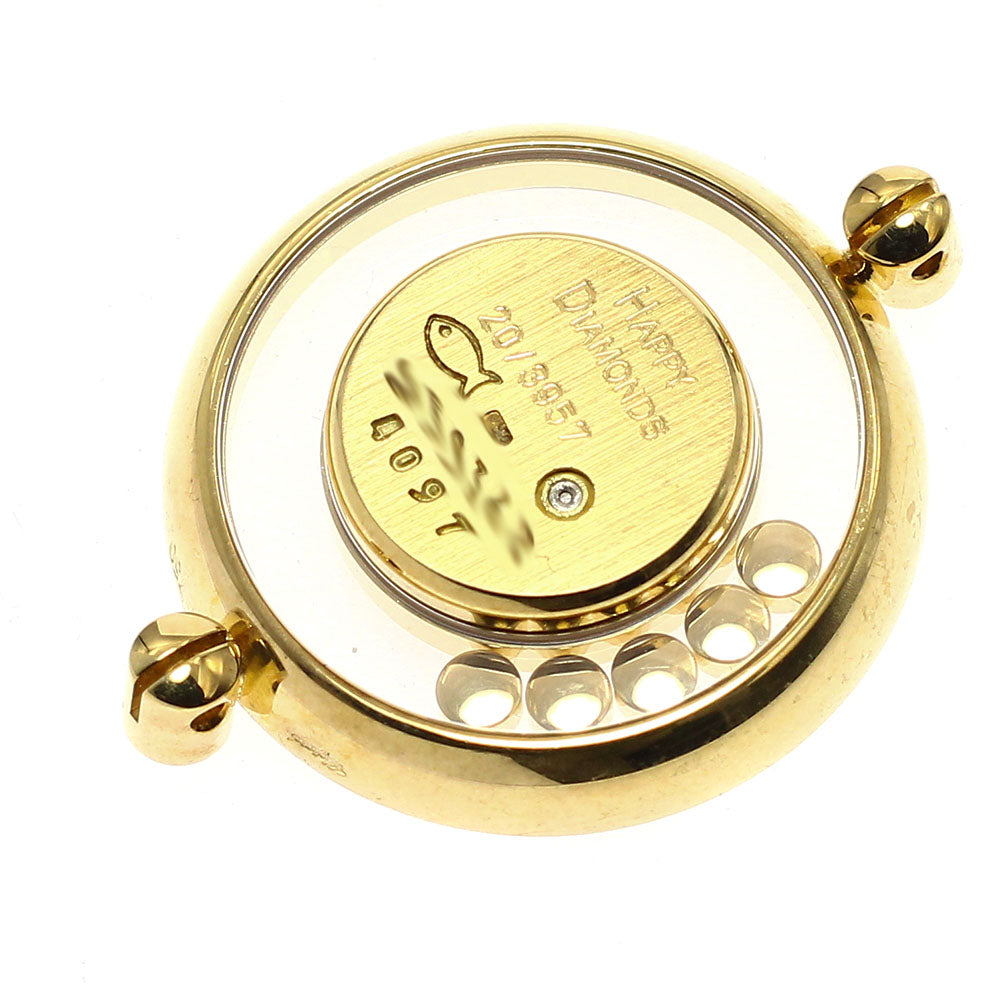 Chopard 20/3957 Happy Diamonds K18YG Diamond Bezel Head Quartz Women's