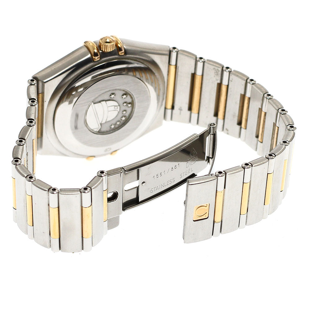 OMEGA 1301.60 Constellation 11P Diamond Automatic Men's Watch Good Condition Warranty Card Included