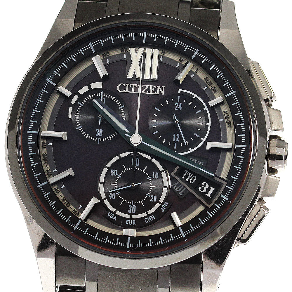 CITIZEN BY0095-09E/H610-T018891 Attesa 25th Anniversary Model Solar Radio-Controlled Men's Watch with Box and Warranty