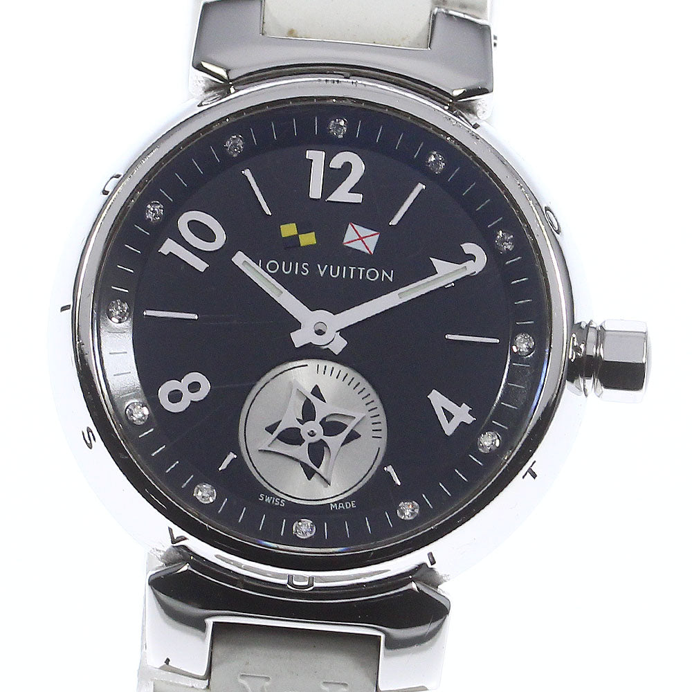 LOUIS VUITTON Q12M1 Tambour Quartz Women's