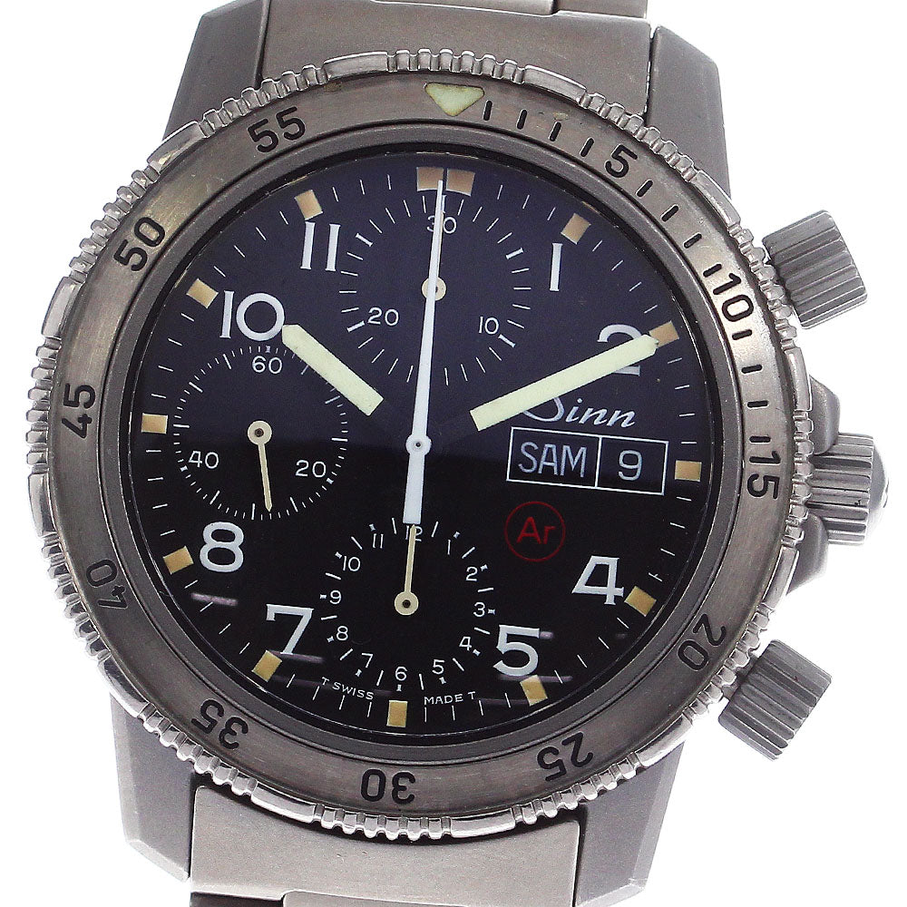 Sinn 203.TI Diving Watch Day Date Automatic Men's Box Included