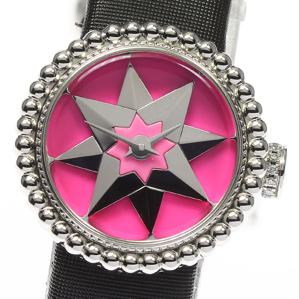 Dior CD040112 La Mini D Deux Quartz Women's Watch Good Condition Warranty Card Included