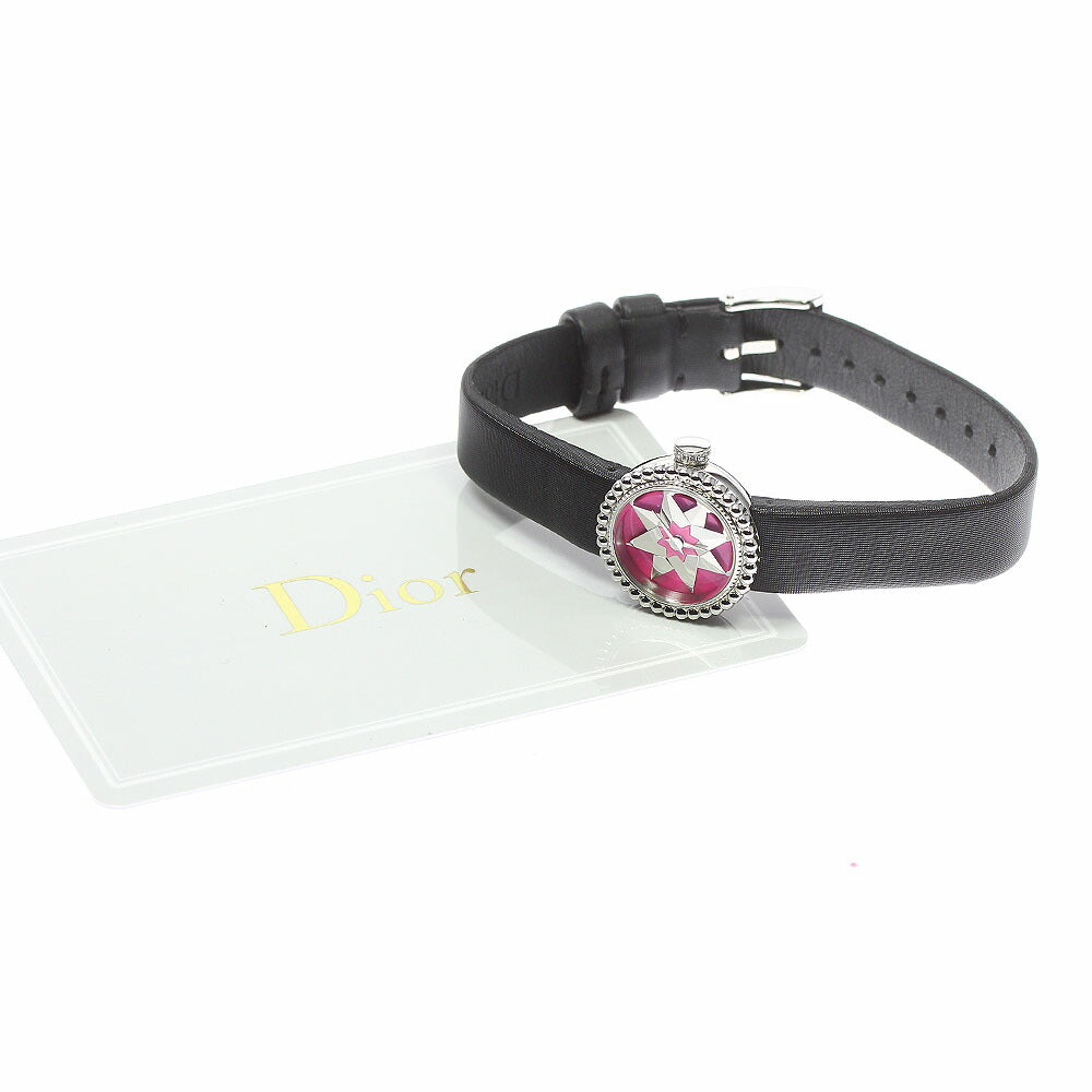 Dior CD040112 La Mini D Deux Quartz Women's Watch Good Condition Warranty Card Included
