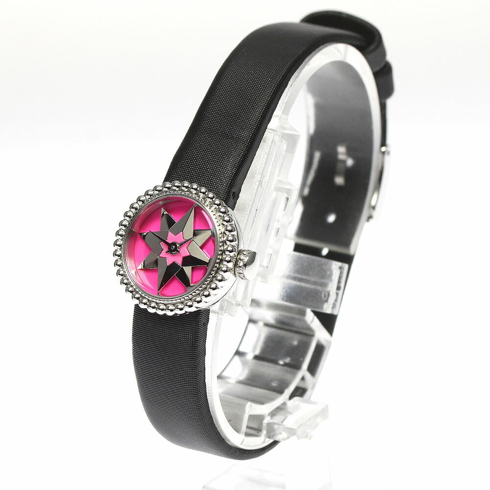 Dior CD040112 La Mini D Deux Quartz Women's Watch Good Condition Warranty Card Included