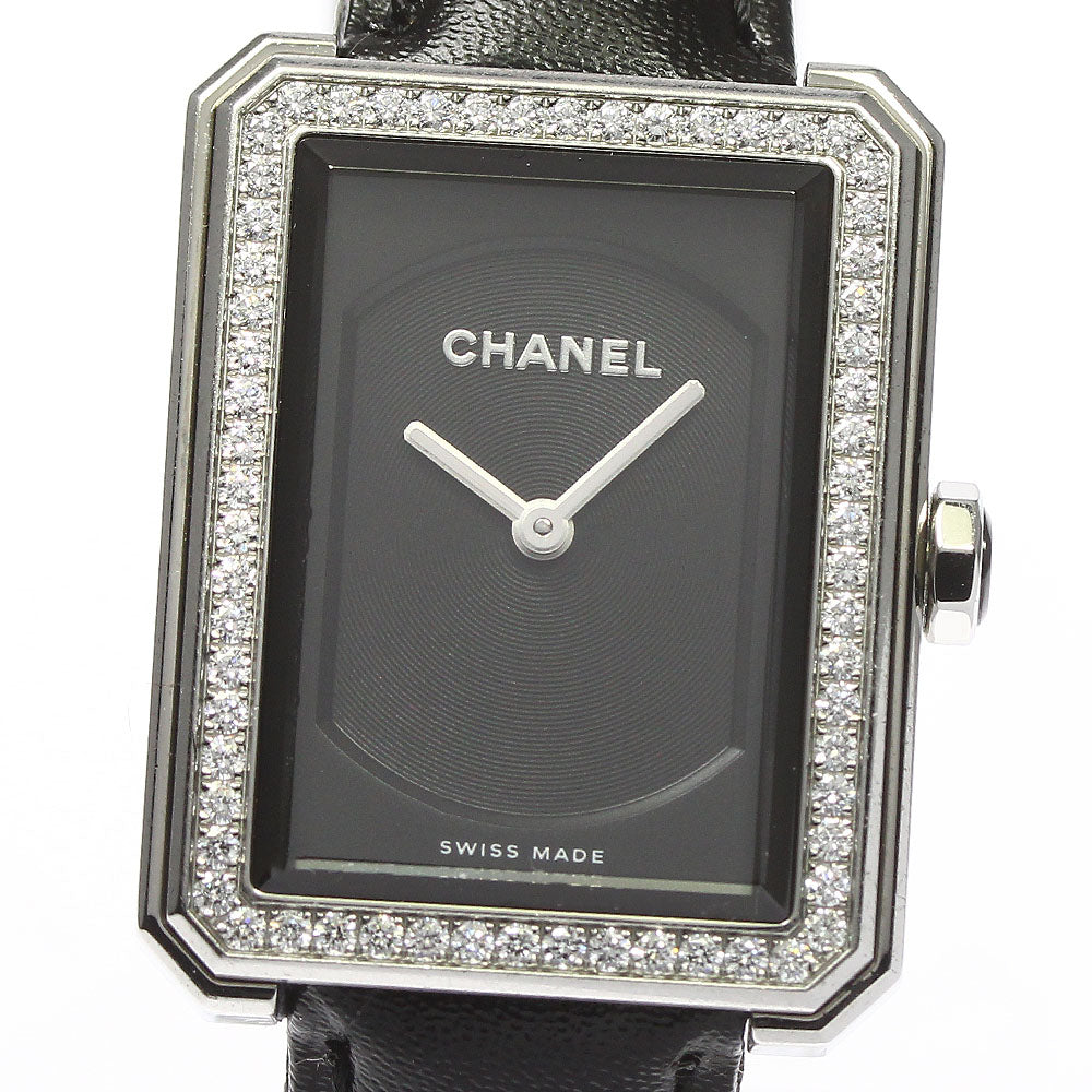 CHANEL H4883 Boyfriend Diamond Bezel Quartz Women's Watch with Warranty