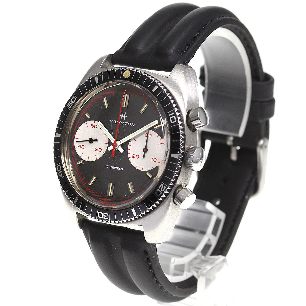 HAMILTON 647001-03 Big Eye Chronograph Manual Winding Men's