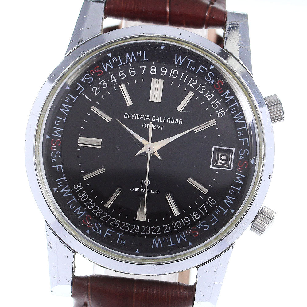 ORIENT Olympia Calendar Date Manual Winding Men's Watch