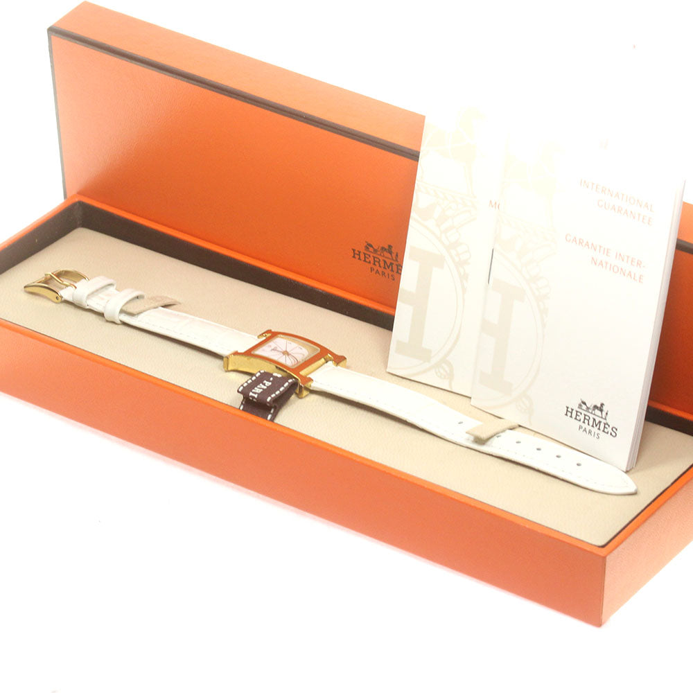 HERMES HH1.201 H Watch Quartz Women's with inner box and warranty card