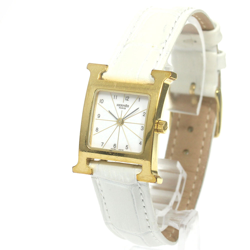 HERMES HH1.201 H Watch Quartz Women's with inner box and warranty card