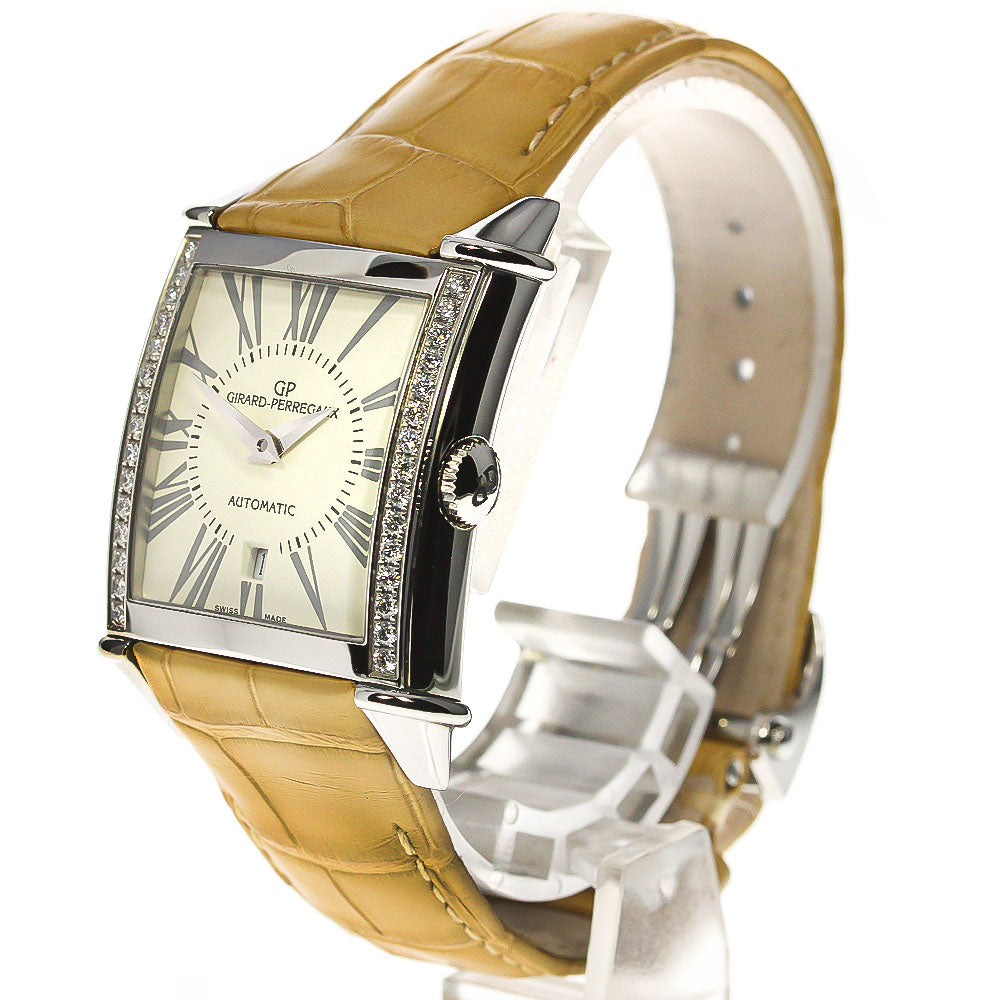 GIRARD PERREGAUX 25860 Vintage 1945 150th Anniversary Model with Side Diamonds Automatic Women's Excellent Condition