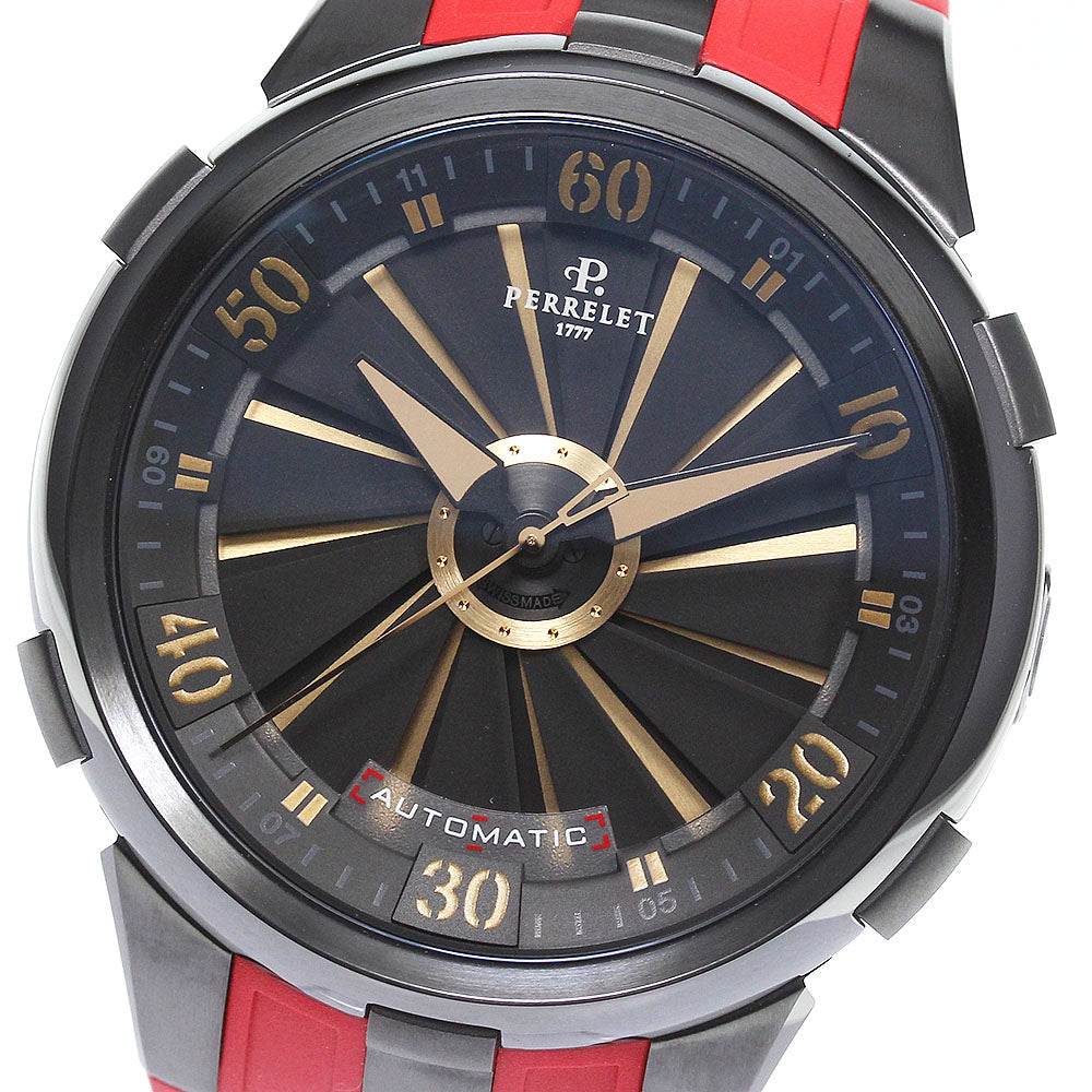 PERRELET A4053 Turbine XL Vegas Automatic Men's Watch Unused Box and Warranty Card Included