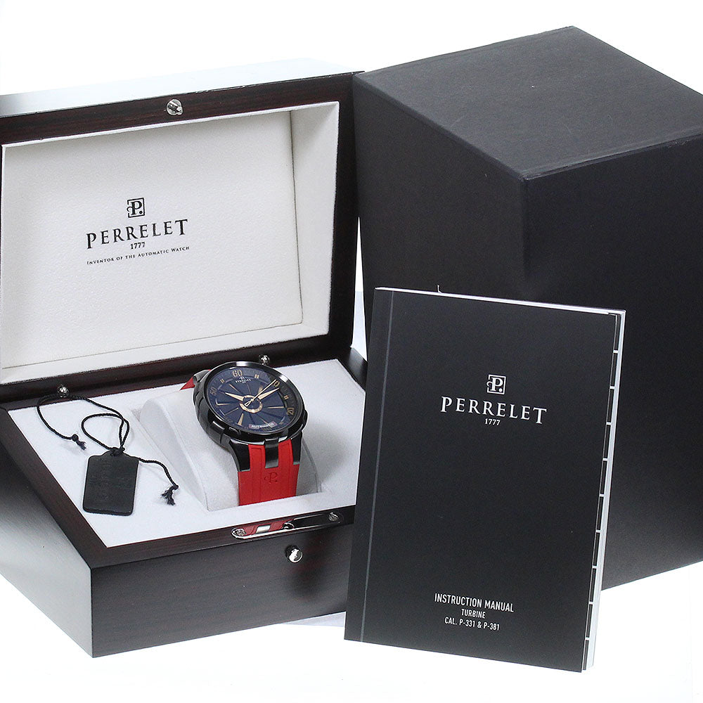 PERRELET A4053 Turbine XL Vegas Automatic Men's Watch Unused Box and Warranty Card Included