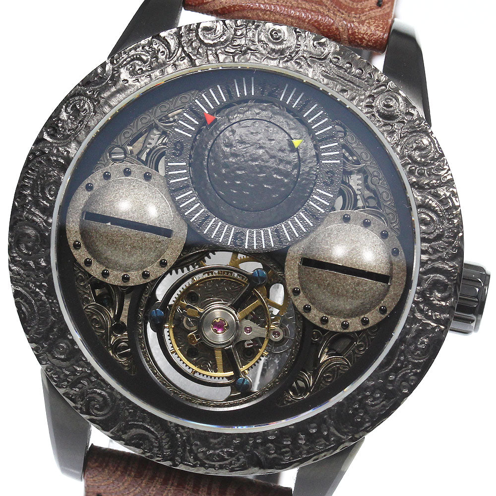 Toshyu Fukami Jomon Tourbillon Manual Winding Men's Watch Good Condition