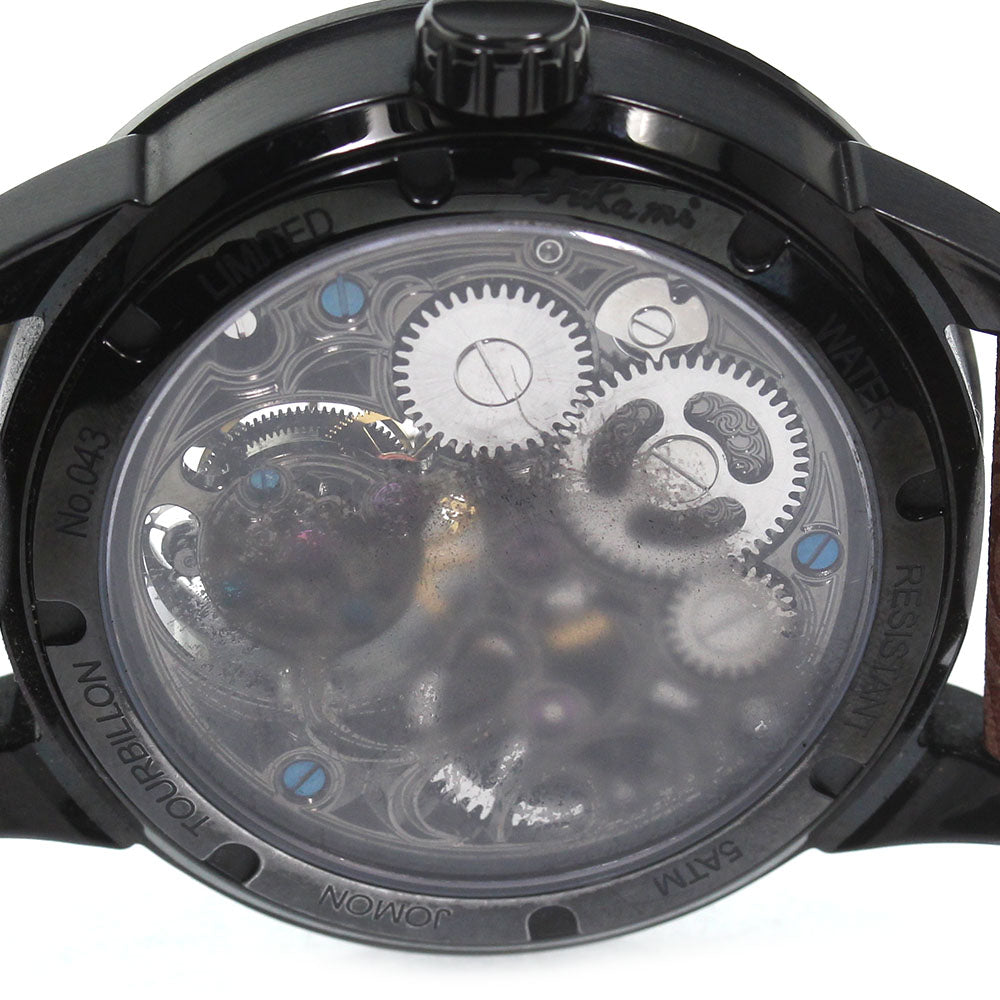 Toshyu Fukami Jomon Tourbillon Manual Winding Men's Watch Good Condition