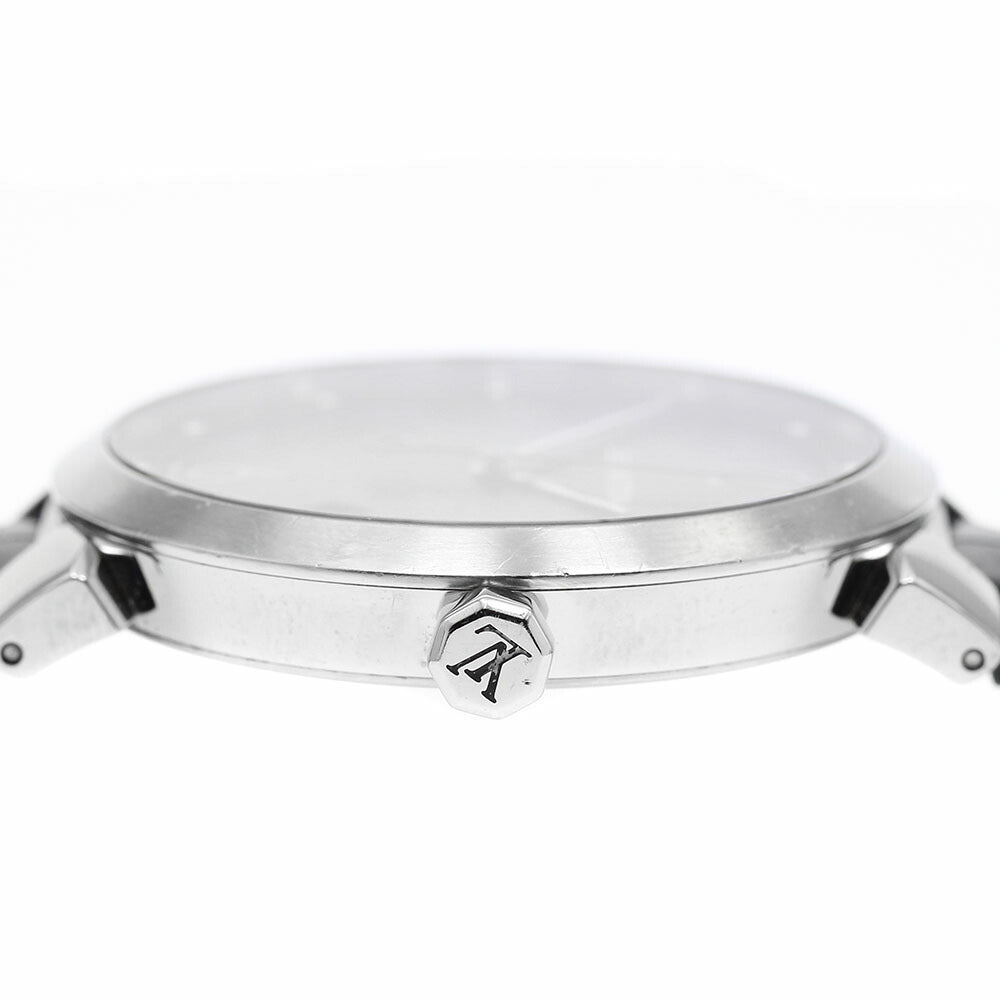 LOUIS VUITTON QA026 Tambour Damier Date Quartz Men's