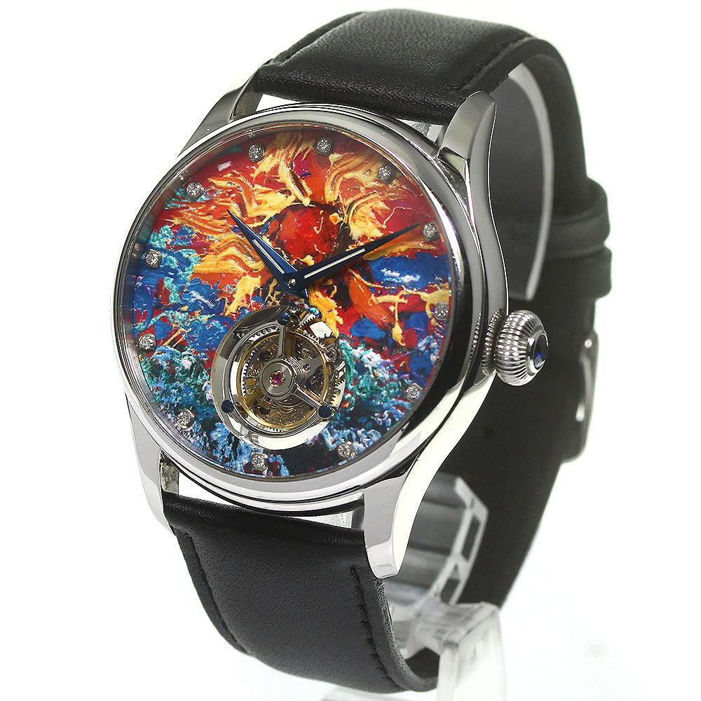 Toshyu Fukami Pacific Ocean Sunrise Limited Edition 200 pieces Tourbillon 12P Manual Winding Men's