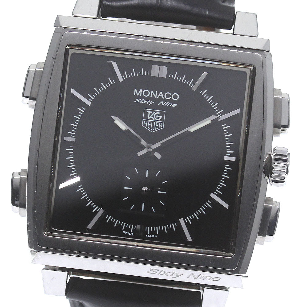 TAG HEUER CW9110-0 Monaco 69 Manual Winding Men's Watch Manufacturer Maintenance Completed