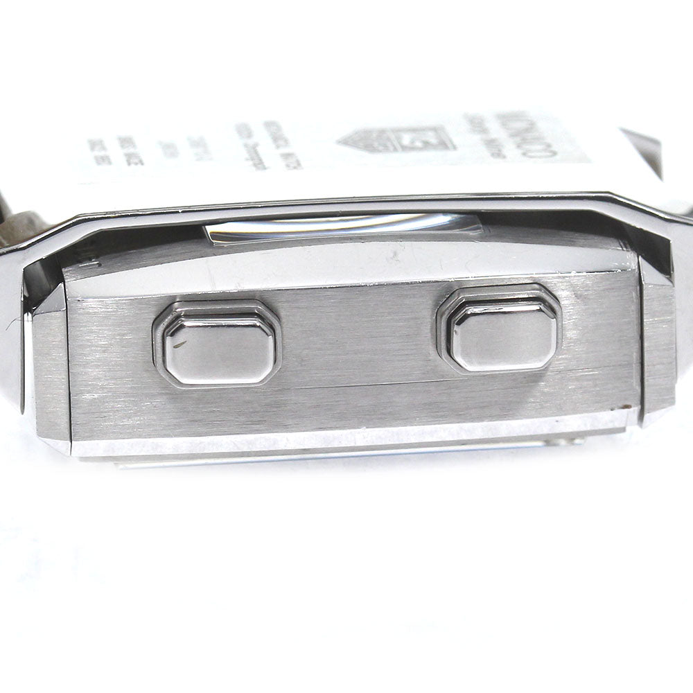 TAG HEUER CW9110-0 Monaco 69 Manual Winding Men's Watch Manufacturer Maintenance Completed