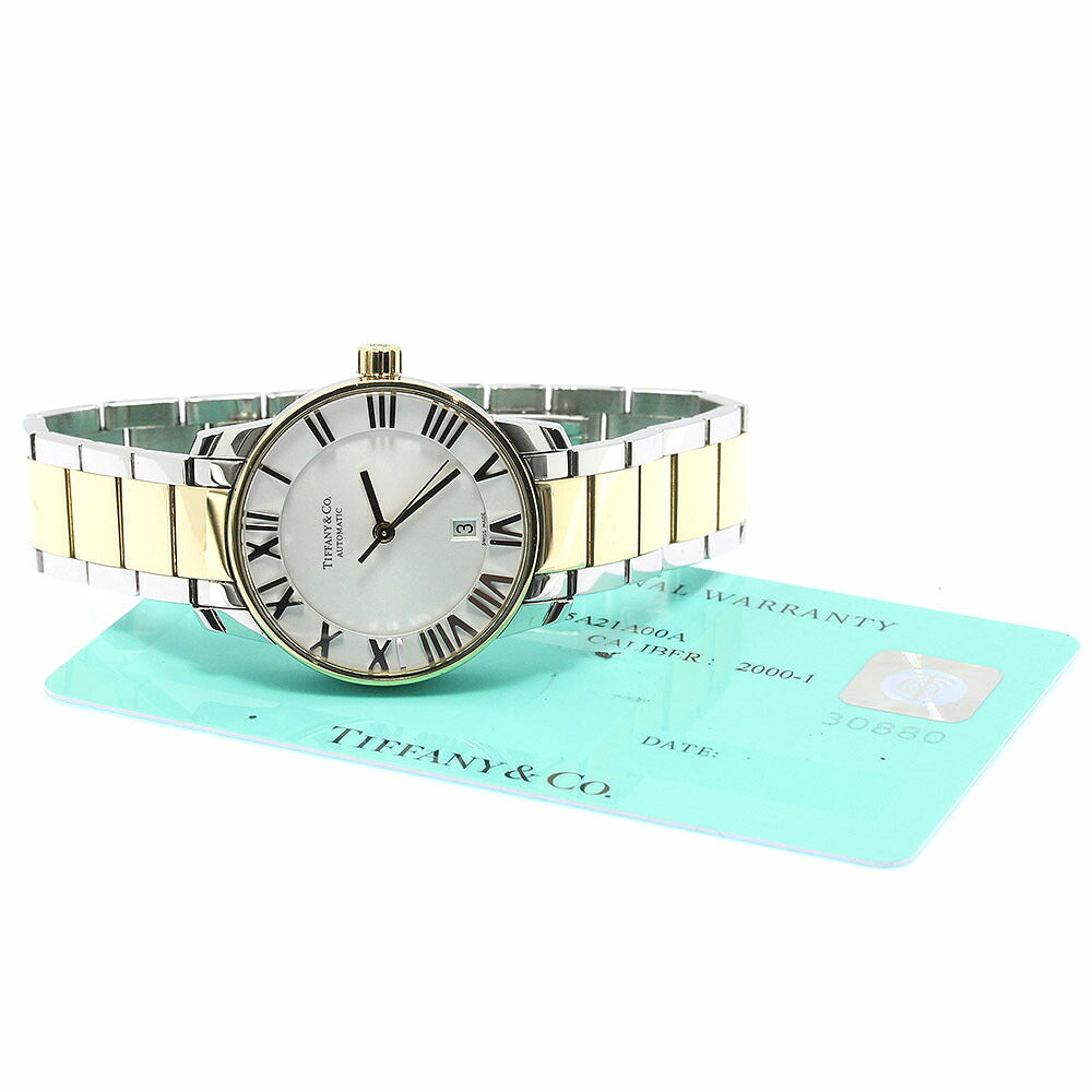 TIFFANY & Co. Z1830.68.15A21A00A Atlas Dome Date Automatic Women's Watch with Warranty