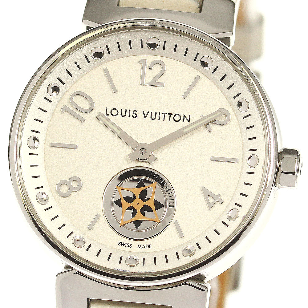 LOUIS VUITTON Q8J10 Tambour Moon Star Quartz Women's Watch with Box and Warranty
