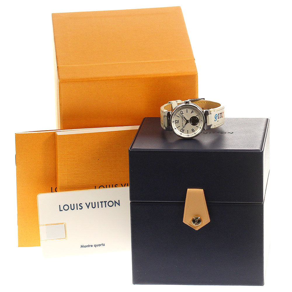 LOUIS VUITTON Q8J10 Tambour Moon Star Quartz Women's Watch with Box and Warranty