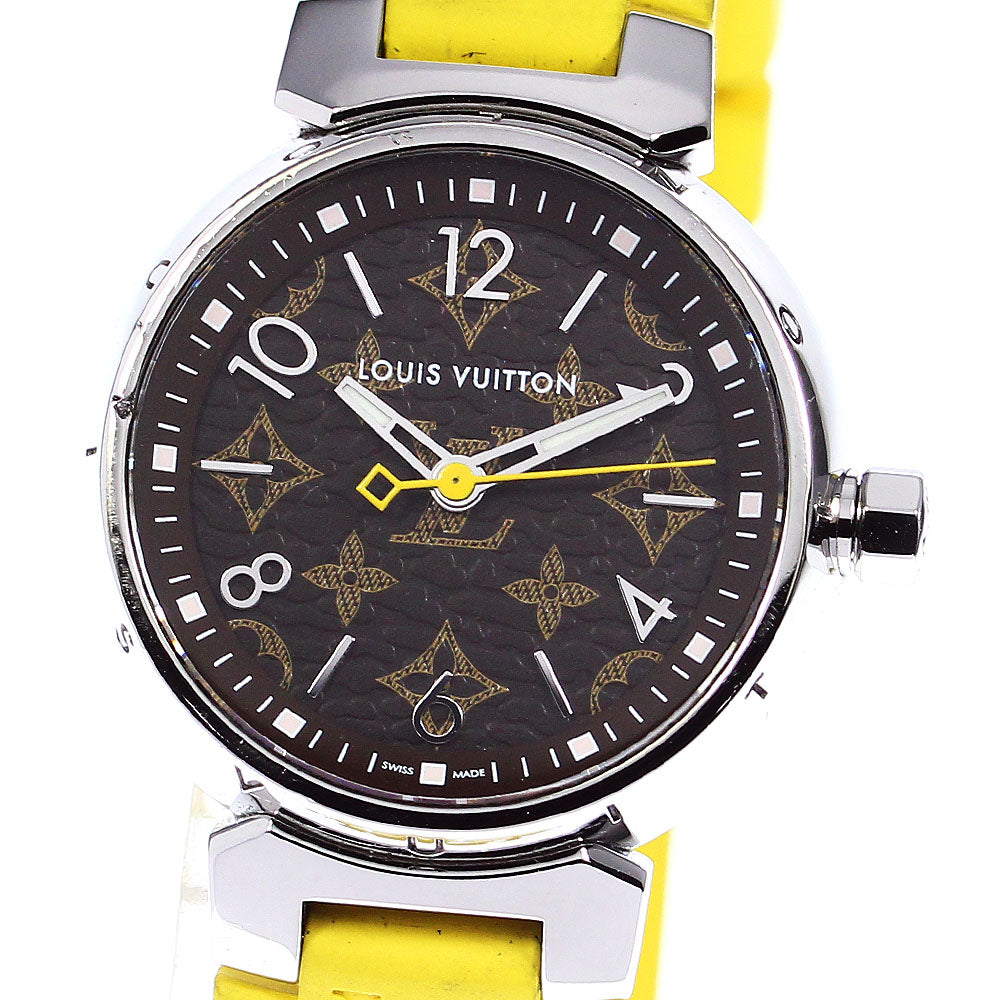 LOUIS VUITTON QA070/R15233 Tambour PM Monogram Monogram Belt Quartz Women's