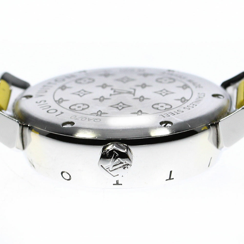 LOUIS VUITTON QA070/R15233 Tambour PM Monogram Monogram Belt Quartz Women's