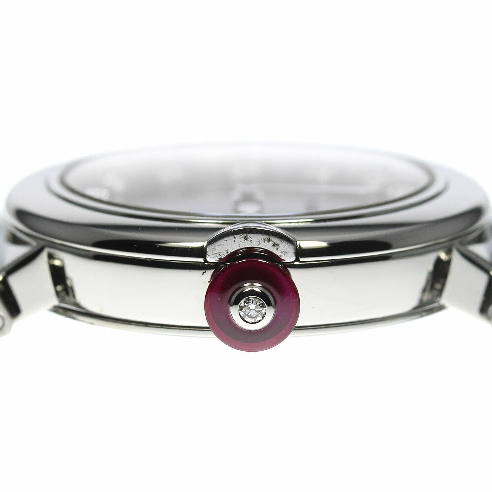 BVLGARI LU28S Lucea 12P Diamond Quartz Women's Watch Excellent Condition Box and Warranty Card Included