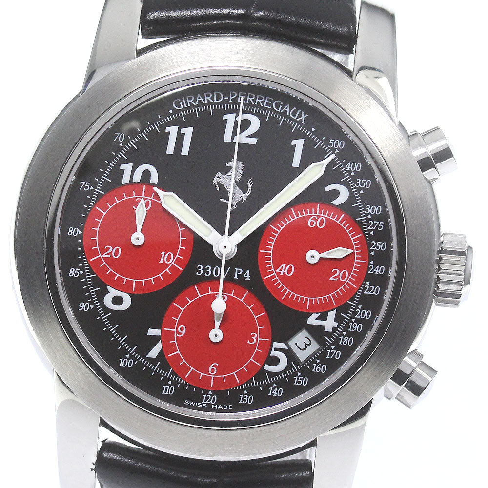GIRARD PERREGAUX 80280 Ferrari Date Automatic Men's Watch Good Condition Warranty Included