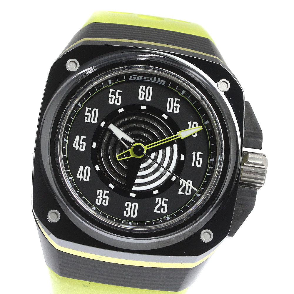 Gorilla FBY4.0 Fastback Acid Green Automatic Men's Watch Good Condition Box Included