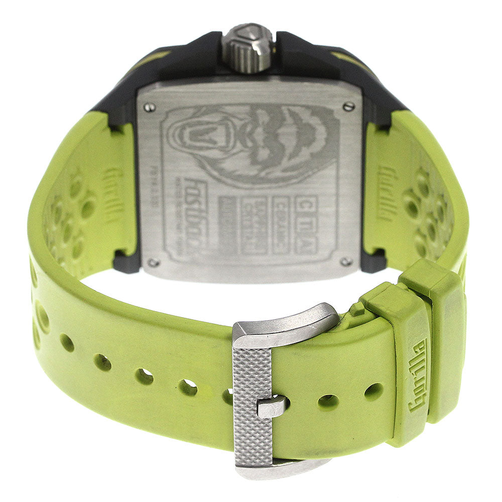 Gorilla FBY4.0 Fastback Acid Green Automatic Men's Watch Good Condition Box Included