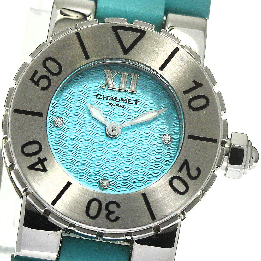 Chaumet 621 Class One 3P Diamond Quartz Women's Watch Good Condition