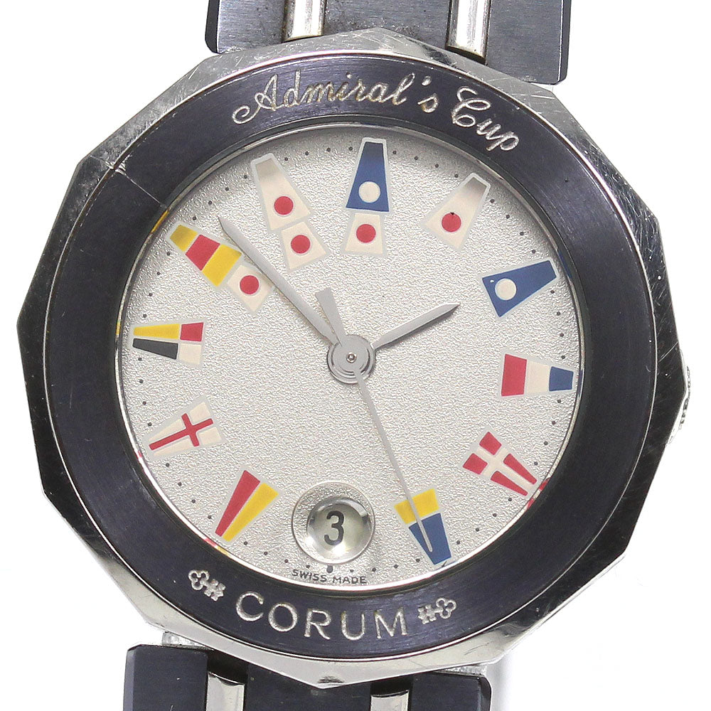 CORUM 39.610.30V50B Admiral's Cup Date Quartz Women's