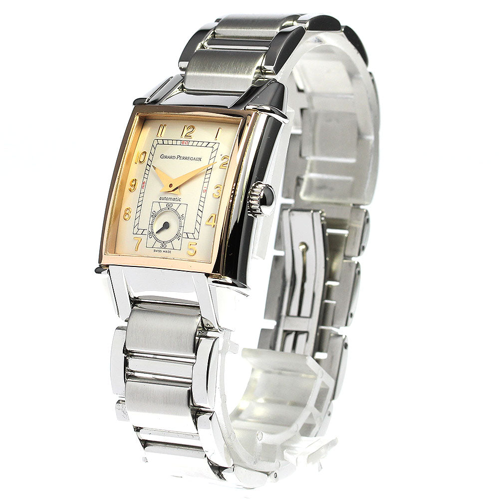 GIRARD PERREGAUX 2593 Vintage 1945 Automatic Men's Watch with PG Bezel Excellent Condition Warranty Card Included