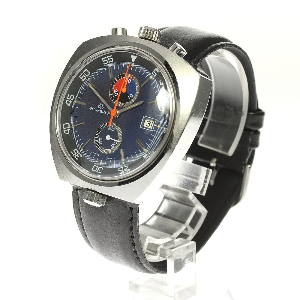 BUCHERER 9702 Lemania cal.3872 Bullhead Manual Winding Men's Watch