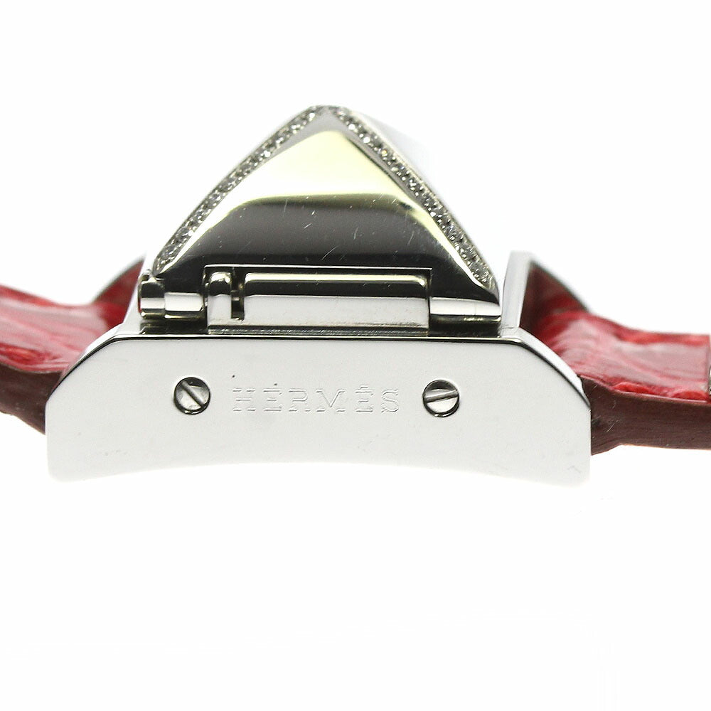 HERMES ME2.131 Mini Medor Diamond Quartz Women's Watch Excellent Condition Box and Warranty Card Included