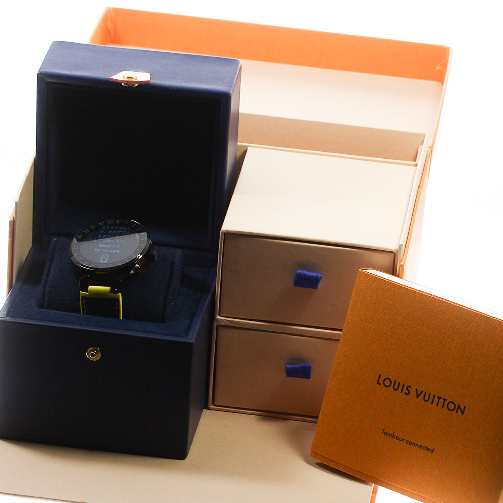 Junk LOUIS VUITTON QA002 Tambour Horizon Smartwatch Quartz Men's with Box and Warranty