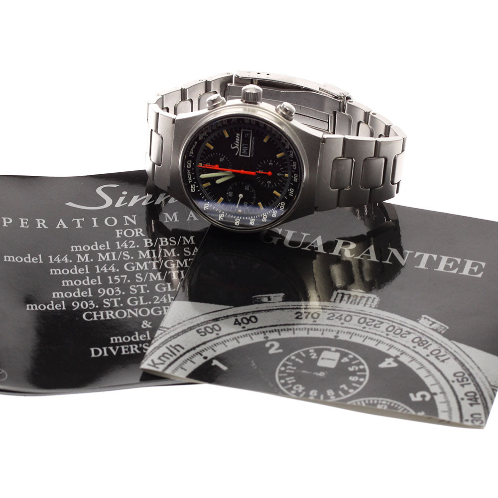 Sinn 144 144 Chronograph Day Date Automatic Men's Watch with Warranty