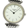 LONGINES L4.241.0 Grand Classic Diamond Bezel Quartz Women's Watch Good Condition Warranty Included